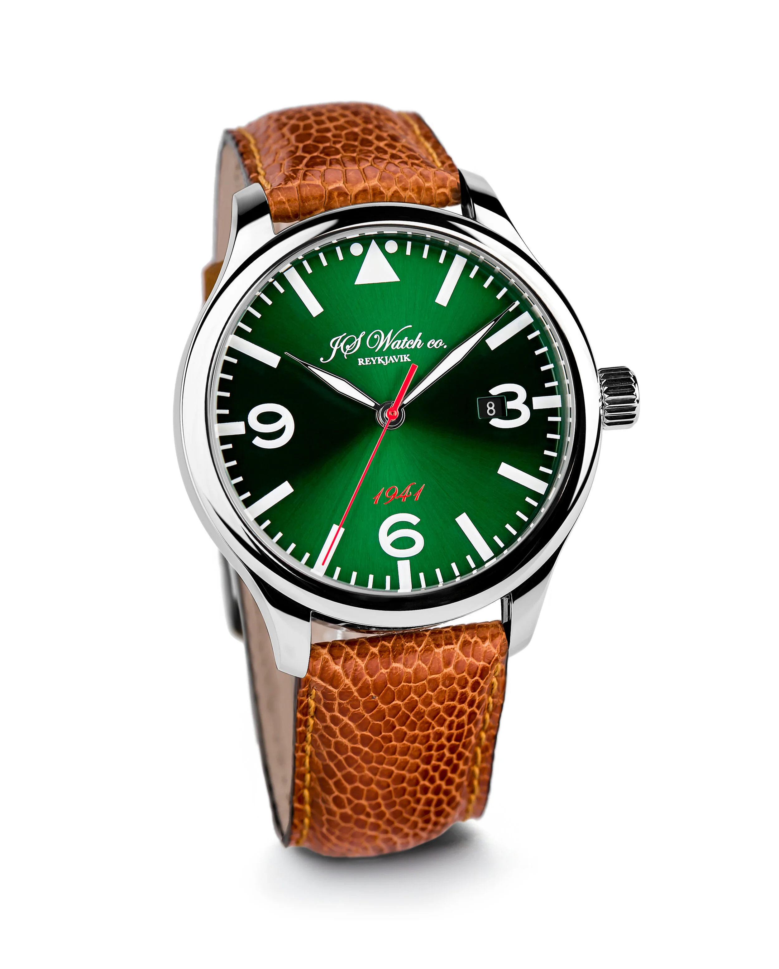 JS Watch Company Reykjavik — Frisland 1941 Green